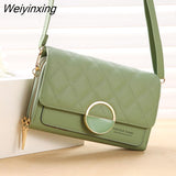 Weiyinxing Shoulder Bag Luxury PU Leather Simple Casual Large Capacity Women`s Bag Daily Supplies Fashion Female Crossbody Handbag