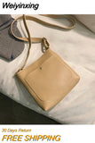 Weiyinxing Texture Crossbody Bag Casual Fashion Versatile Soft PU Leather Women's Small Square Bag 2023 New Single-shoulder Handbag
