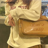 Weiyinxing American Style Ita Bag Transparent Women Bag Shoulder Bags Baseball Crossbody Bags Handbags Coin Purses High Capacity