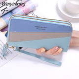 Weiyinxing for Women Kawaii Large Wallet Luxury Designer Lady Wallet Pink Purse Womens Wallet Big Women Leather Wallet Coin Purse