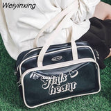 Weiyinxing American Style Ita Bag Transparent Women Bag Shoulder Bags Baseball Crossbody Bags Handbags Coin Purses High Capacity