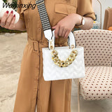 Weiyinxing Crossbody Bags For Women 2023 Dress Totes Women's Handbag Chain Stylish Lady Messenger Bag Wide Straps Shoulder Bag
