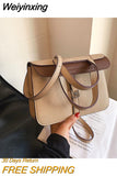 Weiyinxing Designer Tote Shouler Crossbody Bags for Women Handbags Purses 2023 New Vintage Ladies Messenger Bags