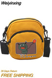 Weiyinxing Casual Small Bags Womens Cartoon Crossbody Bags for Women Girls Small Shoulder Bag Bolso Mujer Ladies Purses Bags Handbags