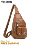 Weiyinxing Women Bags Crossbody Bags Designer Messenger Bags Ladies Chest Bag Small Bag for Girls 2023 New Fashion Shoulder Bags Pu Handbag