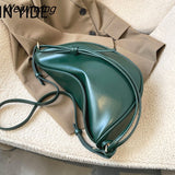 Weiyinxing Handbags for Women PU Leather Banana Crossbody Bags for Women 2023 Fashion Brand Designer Shoulder Bag Women Phone Purses