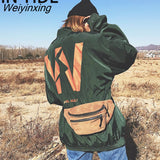 Weiyinxing Women Corduroy Waist Bag Ladies Designer Canvas Fanny Pack Fashion Brown Money Phone Chest Banana Bag Female Bum Belt Bags phone