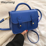 Weiyinxing Klein Blue Women Bags 2023 Fashion Bag Ladies Designer Handbags Hot Simple Solid Color Crossbody Casual Bags for Girls