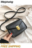 Weiyinxing Small Square Bags Luxury Designer Women Shoulder Bag Trend New High Quality PU Leather Crossbody Bags Fashion Purse Bag