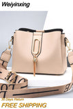 Weiyinxing Women Bags 2023 New Trend Crossbody Bags Luxury Designer Messenger Bag Women Leather Handbags Ladies Shoulder Bucket Bags