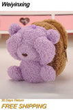 Weiyinxing Coin Purses Portable Cartoon Mini Hand Wallets Eye Shy Stuffed Bear Doll Key Chain Girls Pocket Zero Wallet Lipstick Bags