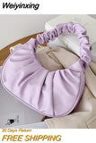 Weiyinxing Women's Bag 2023 Trend Handbags for Women PU Cloud Bags Leisure Armpit Bag Shopping Shoulder Bags Dumpling Handbag Female