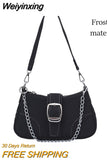 Weiyinxing New Ladies Denim Chain Shoulder Bag Fashion Trend Ladies Messenger Bag High Quality Net Red Casual Underarm Bag Women's Bag