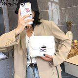 Weiyinxing YIDE Faux Rabbit Fur Bag Women Chain Crossbody Bag Shoulder Handbag Purse Mini Brand Designer Handbags Fashion Winter New