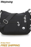 Weiyinxing Casual Crossbody Shoulder Bag Women Bag Nylon Waterproof Messenger Bags For Lady Handbags High Quality Multifunctional