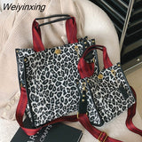 Weiyinxing Designer Large Capacity Handbags Purses Women Shoulder Crossbody Bags 2023 New Fashion Canvas Casual Totes Messenger Bag