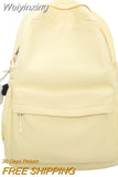 Weiyinxing Women Fashion Laptop Green Waterproof College Backpack Girl Nylon Kawaii School Bag Female Travel Book Bag Lady Teen Trendy