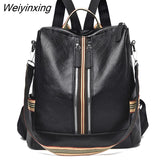 Weiyinxing School Bags For Teenage Girls Shoulder Bag Travel BackPack Mochila New Fashion Backpack Women Genuine Leather Backpacks