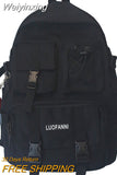 Weiyinxing Women Boy Nylon Backpack Travel Mesh Female Student College School Bag Men Girl Cool Laptop Backpack Male Fashion Book Bags Lady