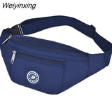 Weiyinxing Men Women Waist Bag Casual Fanny Pack Purse Large Phone Belt Bag Pouch Canvas Outdoor Travel Phone Bag Banana Hip Bags