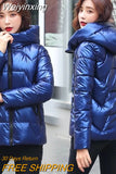 Weiyinxing Hooded Parkas 2023 New Women's Winter Jacket Cotton Padded Coats Warm Thick Snow Coat Rainproof Female Casual Outwear