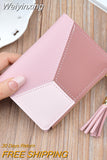 Weiyinxing Women Wallets Zipper Coin Purse Lady Long Short Purses Handbags Cards Holder Lady Purses PU Leather Moneybag Billfold Wallet