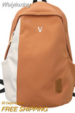 Weiyinxing Lady Waterproof High Capacity Book Backpack Girl Boy College Backpack Male Female Travel Bag Fashion Men Women Laptop Bag