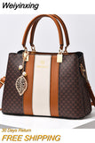 Weiyinxing spring and summer new fashion handbag middle-aged large-capacity color matching single shoulder messenger bag tide