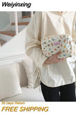 Weiyinxing Bear Women's Cosmetic Bag Large Capacity Ladies Portable Travel Clutch Handbags Girls Student Purse Sundries Storage Bags
