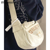 Weiyinxing American Embroidery Canvas Bag High Capacity High Quality Women's Bag Messenger Bag Tote Shopping Bag Commuter Bag Purse