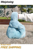 Weiyinxing Soft Plush Women Handbags Faux Fur Ladies Winter Clutch Purse Bag Luxury Design Female Small Tote Vest Bags Bolso Mujer