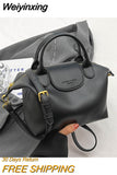 Weiyinxing Quality Fashion Casual PU Leather Crossbody Bags Luxury Designer 2023 Simple Style Handbags New Classic Shoulder For Women