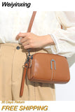 Weiyinxing Leather Bag Luxury Women's Handbags Bag for Woman 2023 Female Clutch Phone Bags Shoulder Bag Crossbody Messenger Pack