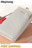 Weiyinxing Small Crossbody Bags Women Mini PU Leather Shoulder Messenger Bag For Girls Yellow Bolsas Ladies Phone Purse Zipper Flap