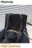 Weiyinxing Women Bag Vintage Handbags Retro Shoulder Bags for Woman High Quality PU Leather Crossbody Simple Brand Tote All Match Messenger