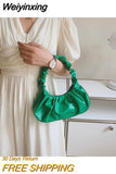 Weiyinxing Fold Shoulder Bag Underarm Bag French Niche Texture Popular Small Bag Female 2023 New Trend Handbag Bags for Women