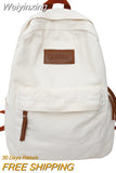 Weiyinxing Cool Girl Boy Canvas Green Laptop Student Bag Trendy Women Men College Bag Female Backpack Male Lady Travel Backpack Fashion