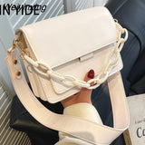 Weiyinxing Color Leather Flap Crossbody Hand Bags for Women 2023 New Women's Branded Trending Ladies Small Shoulder Handbags Purse