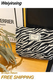 Weiyinxing Cosmetic Bag Cotton Fabric Women Make Up Storage Pouch Japan Style Zipper Cosmetic Pouch Vintage Phone Clutch Beauty Case