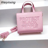 Weiyinxing Bag 2023 Designer Ladies Shopping Crossbody Purse And Handbag Luxury PU Leather Protect Black People Shoulder Bag For Women