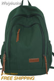 Weiyinxing Men Female Nylon Book Bag Fashion Male Women College Backpack New Boy Girl School Bag Lady Laptop Travel Student Backpack Trendy
