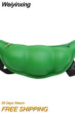 Weiyinxing Luxury Female Belt Bag Funny Edamame Waist pack Clutch Fashion Leather Shoulder Crossbody Chest Bags Summer Ladies Waist Bag
