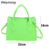 Weiyinxing Handbags Small Tote Female Travel Top Handle Bags for Women Shopping Leisure Phone Bag Birthday Party Gifts