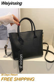 Weiyinxing Texture Lady's Handbag PU Leather Heldhold Square Bags 2023 New Fashion Summer Versatile Tote Bag Popular Crossbody Bag