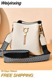 Weiyinxing Women's Fashion Crossbody Bags 2023 Trend New Luxury Designer Handbag Female Messenger Shoulder Bucket Bag Tote Bags for Women