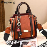 Weiyinxing Women's Bag 2023 Trend Handbags Designer Luxury Bags Boston Ladies Handbags Leather Shoulder Crossbody Bags Fashion Tote Bags