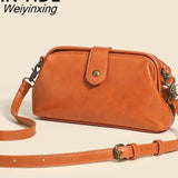 Weiyinxing YIDE 2023 New Arrival Women Bag Messenger Bag Pu Leather Winter Women Shoulder Bag Fashion Luxury Retro Ladies Phone Bags