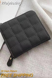 Weiyinxing Women's Short Wallet 2023 Korean Version Mini Wallet Lady Fashion Purse Short Zipper Cute Zero Wallet Student Embroidered Wallet