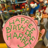 Weiyinxing Kawaii Birthday Cake Women Coin Purse Kawaii Cartoon Harajuku Cute Storage Bag Mini Bag Girl Purses Food Wallet Coin Pouch