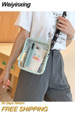 Weiyinxing Crossbody Bags for Women Daisy Transparent Shoulder Handbag for Women Fashionable Tote Female Shoulder Bags
